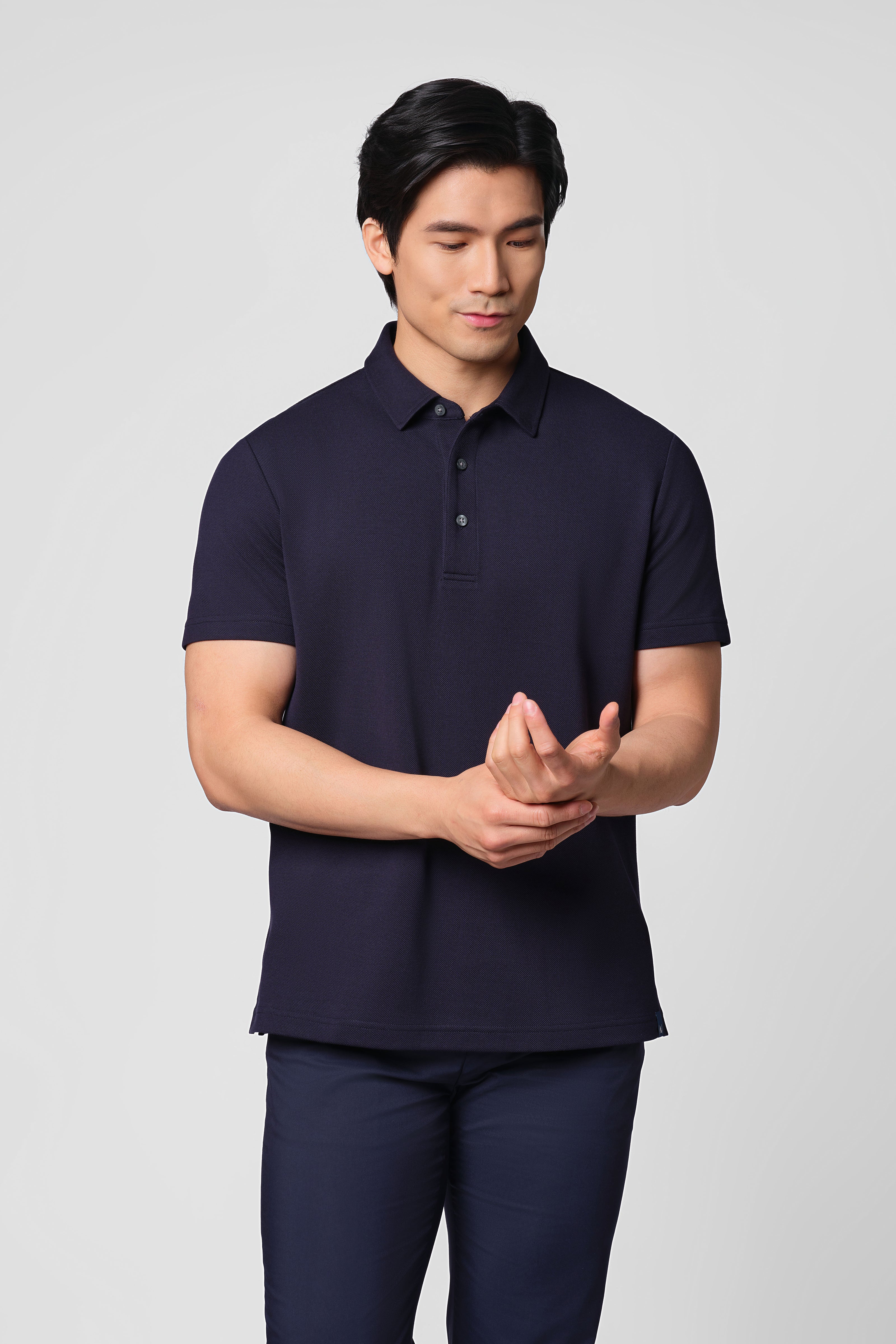 Polo Teint Sans Eau | Bleu Marine Polaire NNY240