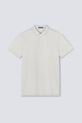 Polo piqué 3 boutons | Gris clair GYFL01