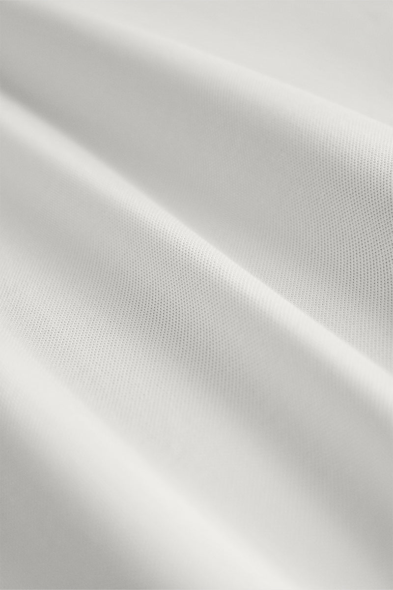 Polo piqué 3 boutons | Gris clair GYFL01