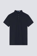 Polo piqué 3 boutons | Bleu marine NNY096