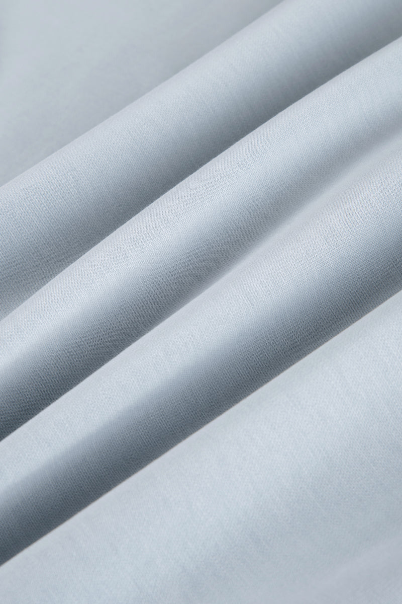 Polo piqué ultra-doux à pointes | Bleu gris BLE251