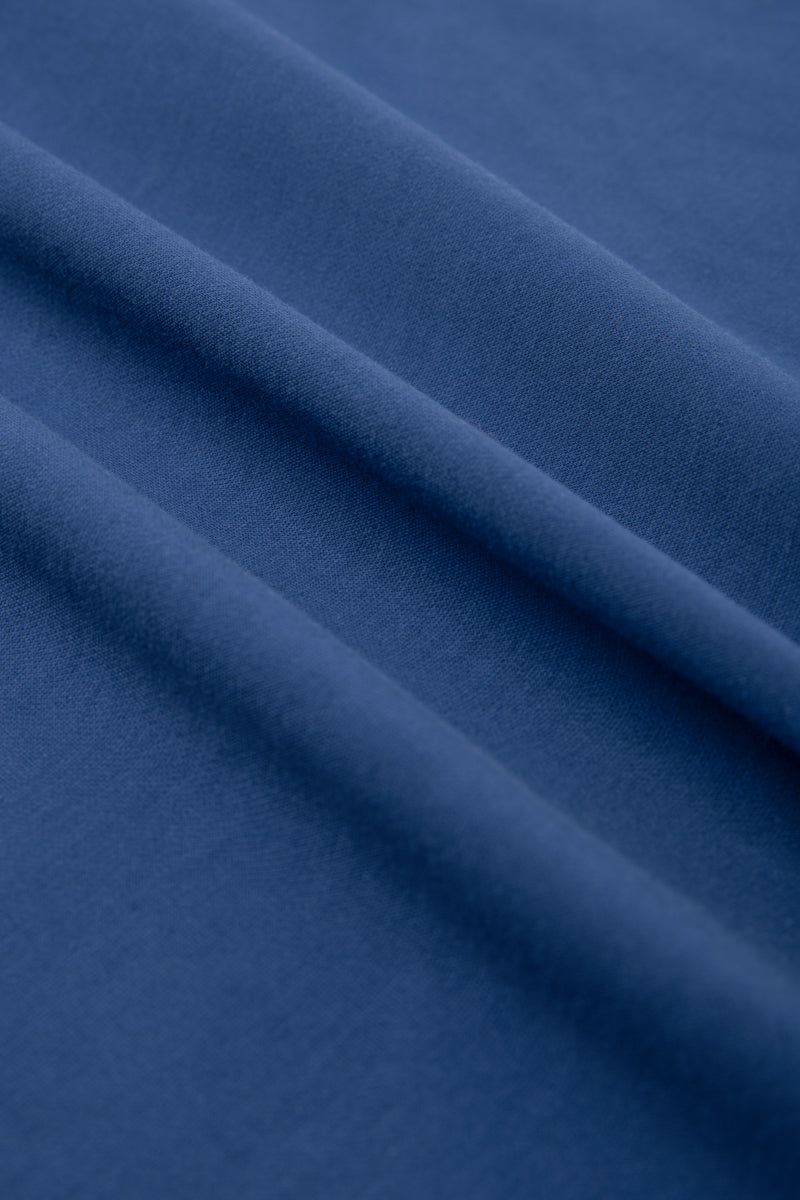 Polo en piqué ultra-doux avec liseré | Bleu NYE075