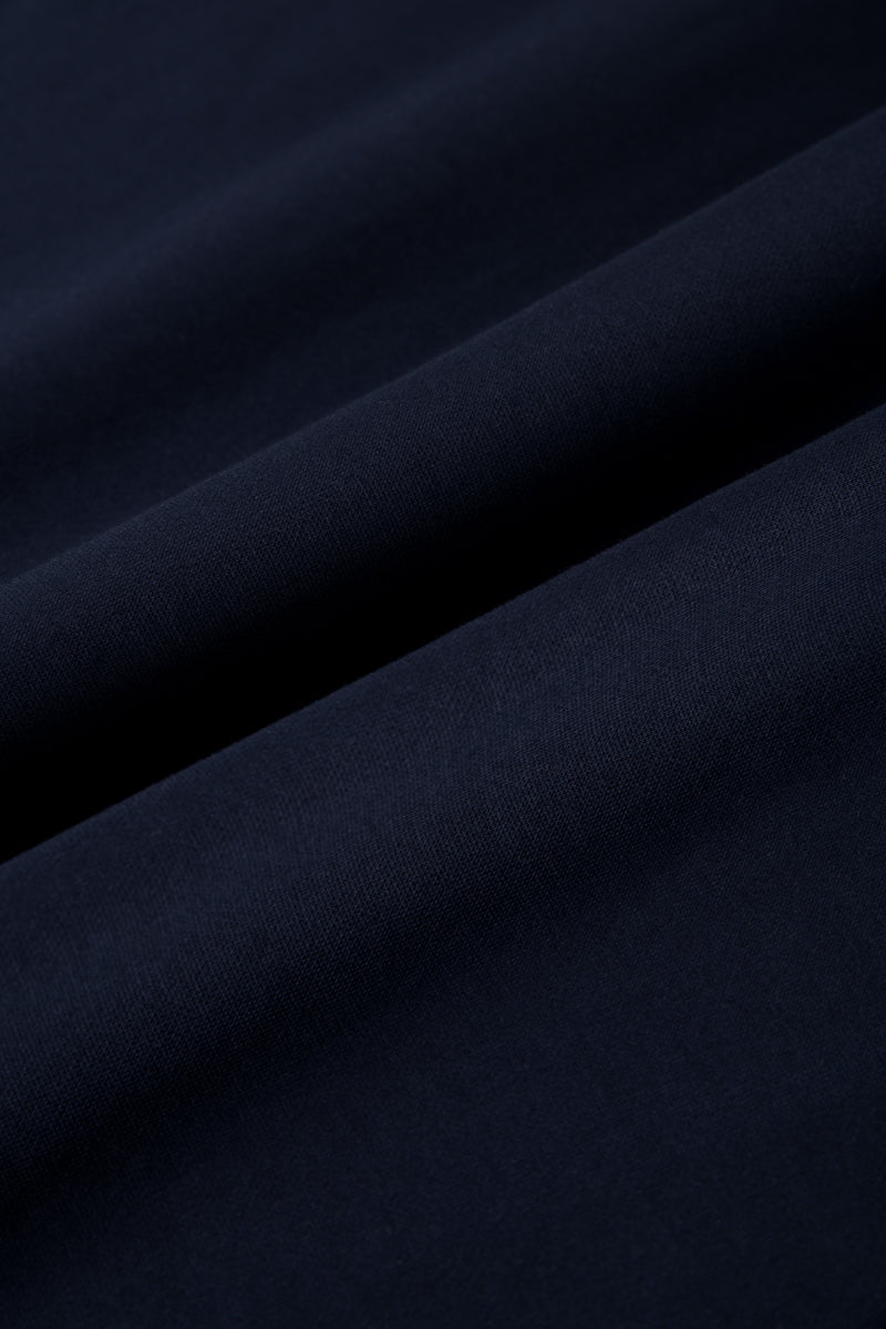 Polo en piqué ultra-doux avec liseré | Bleu marine NNY096